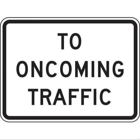 Accuform STOP AND YIELD SIGN TO ONCOMING FRR431DP FRR431DP